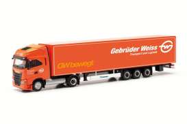 Iveco  - S-way orange - 1:87 - Herpa Trucks - H317344 - herpa317344 | Toms Modelautos