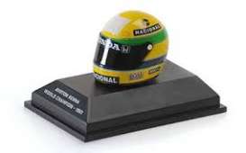 Helmet  - 1991 yellow/green - 1:8 - Minichamps - 540309101 - mc540309101 | Toms Modelautos