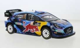 Ford  - Puma 2023 blue/red/yellow - 1:18 - IXO Models - RMC154B - ixRMC154B | Toms Modelautos