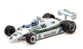 Williams  - FW 08 1982 white/green - 1:43 - Minichamps - 436826606 - mc436826606 | Toms Modelautos