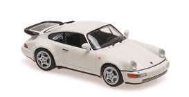 Porsche  - 911 Turbo 1990 white - 1:43 - Maxichamps - 940069105 - mc940069105 | Toms Modelautos
