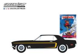 Ford Mustang - Coupe 1968 black - 1:64 - GreenLight - 54110C - gl54110C | Toms Modelautos