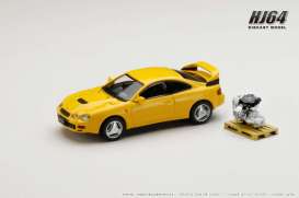 Toyota  - Celica yellow - 1:64 - Hobby Japan - HJ641064AY - HJ641064AY | Toms Modelautos