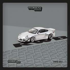 Porsche  - RWB 997 silver - 1:64 - Tarmac - T64-057-AB - TC-T64-057AB | Toms Modelautos