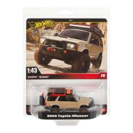 Toyota  - 4 Runner gen.3 2000 sand brown - 1:43 - Hotwheels - HWT11 - hwmvHWT11 | Toms Modelautos