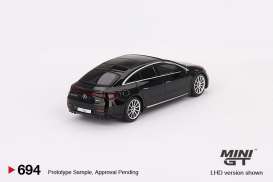 Mercedes Benz  - EQS 580 4-Matic 2024 black - 1:64 - Mini GT - 00694-L - MGT00694rhd | Toms Modelautos