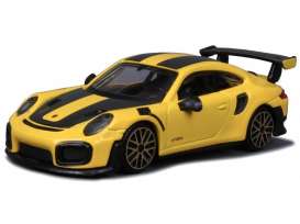 Porsche  - 911 GT2 RS yellow/black - 1:43 - Bburago - 30388Y - bura30388Y | Toms Modelautos