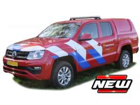 Volkswagen  - Amarok red/blue/white - 1:43 - Bburago - 30335B - bura30335B | Toms Modelautos