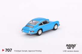 Porsche  - 911 (901) 1963 blue - 1:64 - Mini GT - 00707-R - MGT00707rhd | Toms Modelautos