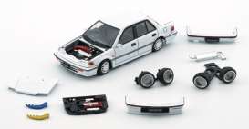 Honda  - Civic white - 1:64 - BM Creations - 64B0403 - BM64B0403LHD | Tom's Modelauto's
