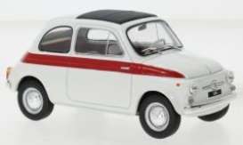 Fiat  - 500 1960 white/red - 1:24 - Whitebox - 124182 - WB124182 | Tom's Modelauto's