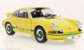 Porsche  - 911 Carrera 2.7 RS 1972 yellow/green - 1:24 - Whitebox - 124189 - WB124189 | Tom's Modelauto's