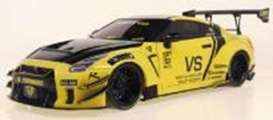 Nissan  - GT-R  R35 2020 yellow/black - 1:18 - Solido - 1805809 - soli1805809 | Toms Modelautos