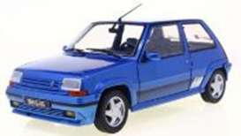 Renault  - 5 GT Turbo MK2 1989 blue - 1:18 - Solido - 1810003 - soli1810003 | Toms Modelautos