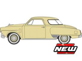 Studebaker  - Champion Starlight Coupe 1950 cream - 1:87 - Oxford Diecast - 87CS50001 - ox87CS50001 | Toms Modelautos