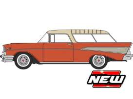 Chevrolet  - Nomad 1957 orange/beige - 1:87 - Oxford Diecast - 87CN57008 - ox87CN57008 | Toms Modelautos