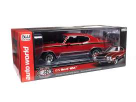 Buick  - GSX 1972 red - 1:18 - Auto World - AMM1301 - AMM1301 | Toms Modelautos