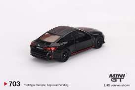 BMW  - M3 CSL 2023 black - 1:64 - Mini GT - 00703-L - MGT00703Lhd | Toms Modelautos