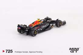 Red Bull Racing   - F1 RB19 #11 Sergio Perez 2023 red bull blue - 1:64 - Mini GT - 00725-L - MGT00725Lhd | Toms Modelautos