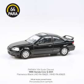 Honda  - Civic Si 1999 black - 1:64 - Para64 - 55623 - pa55623lhd | Toms Modelautos