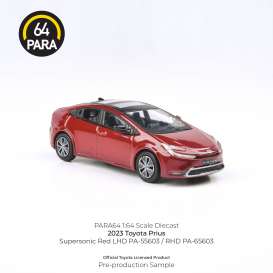 Toyota  - Prius 2023 red - 1:64 - Para64 - 55603 - pa55603lhd | Toms Modelautos