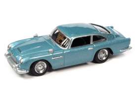 Aston Martin  - DB5 1966 blue - 1:64 - Johnny Lightning - SP323A - JLSP323A | Toms Modelautos