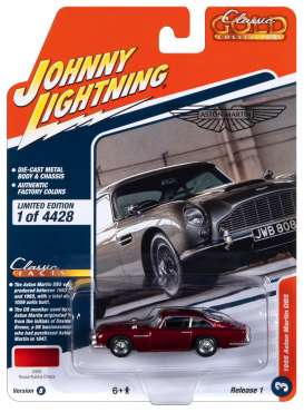 Aston Martin  - DB5 1966 red/rose - 1:64 - Johnny Lightning - SP323B - JLSP323B | Toms Modelautos