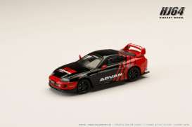 Toyota  - Supra  black/red - 1:64 - Hobby Japan - HJ64504AV - HJ645042AV | Toms Modelautos