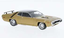 Plymouth  - GTX 1971 gold - 1:43 - IXO Models - CLC529 - ixCLC529 | Toms Modelautos