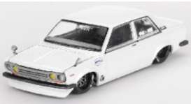 Datsun  - 510 1969 white - 1:64 - Mini GT - KHMG122 - MGTKHMG122 | Toms Modelautos