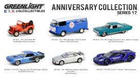 Assortment/ Mix  - Anniversary Collection series  various - 1:64 - GreenLight - 28160 - gl28160 | Toms Modelautos