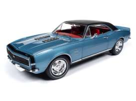 Chevrolet  - Camaro Coupe 1967 blue - 1:18 - Auto World - AMM1329 - AMM1329 | Toms Modelautos