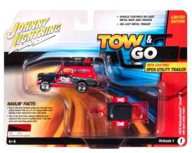 International  - Scout & Trailer 1979 red/black - 1:64 - Johnny Lightning - SP378 - JLSP378 | Toms Modelautos