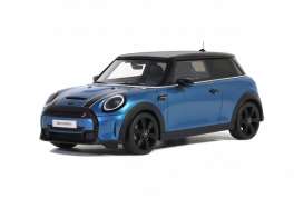 Mini Cooper - S 2021 blue/white - 1:18 - OttOmobile Miniatures - OT982 - otto982 | Toms Modelautos