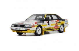 Audi  - 200 Quattro 1987 white/yellow - 1:18 - OttOmobile Miniatures - OT439 - otto439 | Toms Modelautos