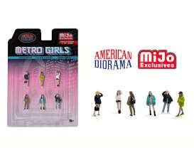 Figures  - Metro Girls various - 1:64 - American Diorama - 2408MJ - AD2408MJ | Toms Modelautos