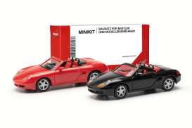 Porsche  - Boxster S black/red - 1:87 - Herpa - H013963 - herpa013963 | Toms Modelautos