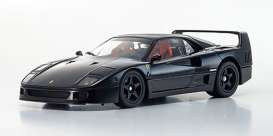 Ferrari  - F40 black - 1:18 - Kyosho - 8416BK - kyo8416BK | Toms Modelautos