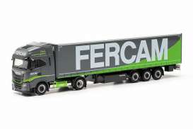 Iveco  - S-Way grey/green - 1:87 - Herpa - H315029 - herpa315029 | Toms Modelautos