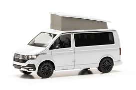 Volkswagen  - T6.1 California white - 1:87 - Herpa - H096805-003 - herpa096805-003 | Toms Modelautos