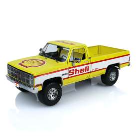 GMC  - Sierra Classic K1500 1985 yellow/red - 1:18 - GreenLight - 13697 - gl13697 | Toms Modelautos