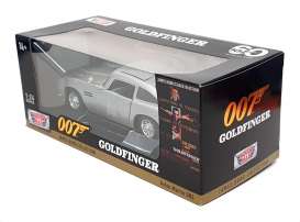 Aston Martin  - DB5 *James Bond* grey metallic - 1:24 - Motor Max - 79857 - mmax79857 | Toms Modelautos