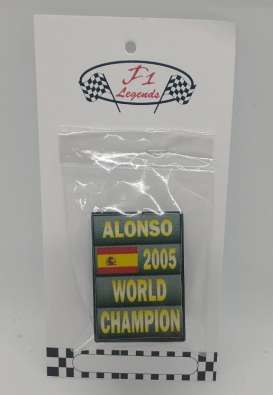 Figures diorama - F. Alonso World Champion Sign 2005  - 1:43 - Cartrix - CTLE43001 - CTLE43001 | Toms Modelautos