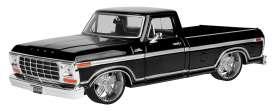 Ford  - F-150 pick-up custom 1979 black - 1:24 - Motor Max - 79346 - mmax79346bk-DDW | Toms Modelautos