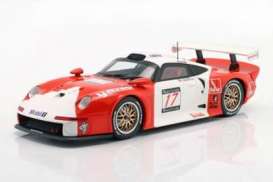 Porsche  - 911 GT1 1997 red/white/black - 1:18 - Werk83 - W18013006 - W18013006 | Toms Modelautos