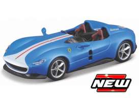 Ferrari  - Monza SP2 blue/white/red - 1:43 - Bburago - 36913lb - bura36913lb | Toms Modelautos