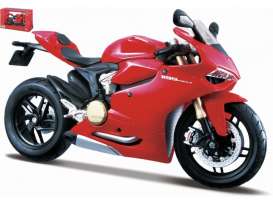Ducati  - 1199 red - 1:12 - Maisto - 32704 - mai32704 | Toms Modelautos