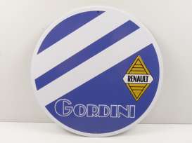 Metal Signs  - Gordini white/blue - Magazine Models - magPB227 - magPB227 | Toms Modelautos