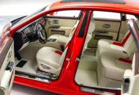 Rolls Royce  - Ghost  red/silver - 1:18 - Kyosho - 8802RS - kyo8802RS | Toms Modelautos