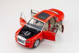 Rolls Royce  - Ghost  red/silver - 1:18 - Kyosho - 8802RS - kyo8802RS | Toms Modelautos